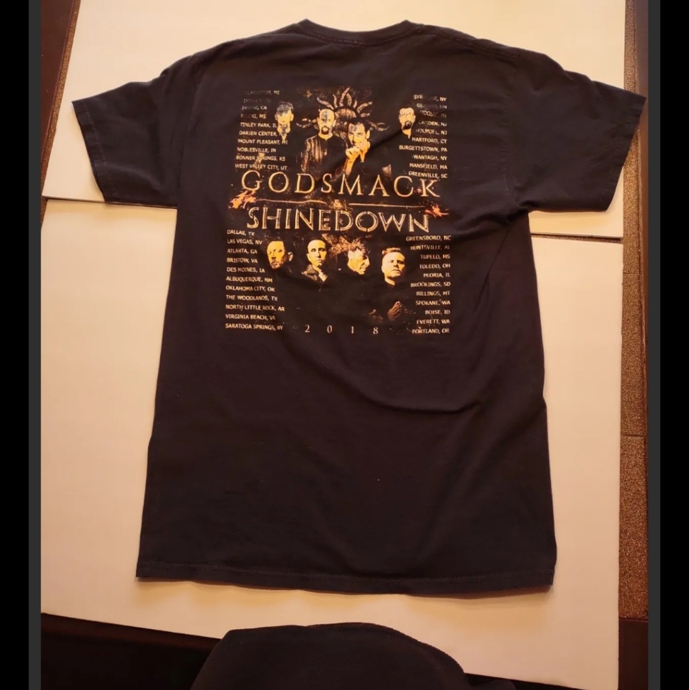 Godsmack and Shinedown t shirt